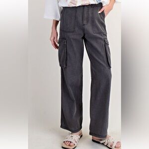 Easel Gray Cargo Pants